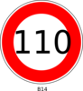 Speed Sign France Clip Art