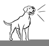 Free Clipart Dog Barking Image