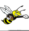 Basketball Mascots Bee Clipart Image