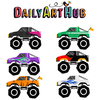 Free Clipart Monster Trucks Image