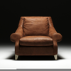 Designer Leather Armchair Image