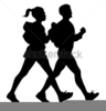 Female Hiker Clipart Image