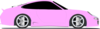 Pink Car Clip Art