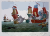Combat Memorable Entre Le Pearson Et Paul Jones  / Richard Paton Pinxit ; Gravé Par Balth. Frederic Leizel. Clip Art