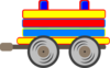 Loco Train Carriage Clip Art