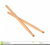 Crossed Drumsticks Clipart Image