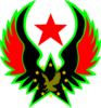 Eagle Star Hero Clip Art