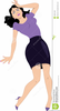 Drama Queen Clipart Image