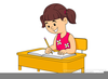 School Desk Clipart Image