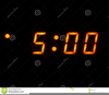 Clipart Of A Digital Clock Image