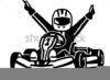 Free Go Kart Racing Clipart Image