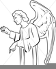 Angel Speaking To Mary Clipart Image