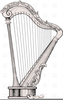 Irish Harp Clipart Image