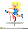 Girls Track Clipart Image