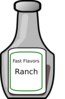 Ranch Dressing Bottle Clip Art