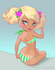 Clipart Cartoon Beach Babes Image