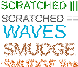 Distortion Filter Pack Clip Art