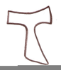 Franciscan Tau Clipart Image