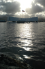 The Sun Rises Behind Uss Arizona Memorial On The Morning Of The Uss Lincoln Battle Group Arrival To Pearl Harbor. Image