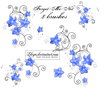 Forget Me Not Flowers Clipart Image