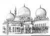 Clipart Masjid Hitam Putih Image