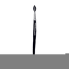 Black And White Paintbrush Clipart Image