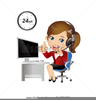 Medical Transcriptionist Clipart Image