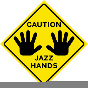 Jazz Hands Clipart Image