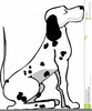 Fire Dalmatian Clipart Image