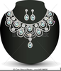 Diamond Necklace Clipart Image