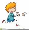 Egg Race Clipart Image