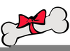 Dog Bone Present Clipart Image