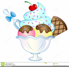 Clipart Cream Ice Sundae Image