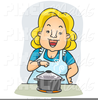 Pot On Stove Clipart Image