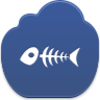 Fish Skeleton Icon Image