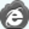 Free Grey Cloud Internet Explorer Image