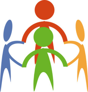 Holding Hands Community  Clip Art