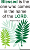 Palm Sunday Bulletin Clipart Image