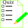 Quiz Clip Art