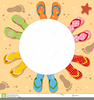 Clipart Flip Flops Summer Image