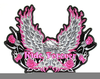 Pink Harley Clipart Image