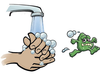 Clipart Hand Washing Sign Image