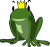 Prince Frog Clip Art