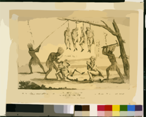 The Savages Let Loose, Or The Cruel Fate Of The Loyalists Clip Art