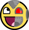 Cyborg Smiley Clip Art