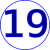 Number 19 International Clip Art