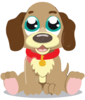 Cute Cartoon Puppy Clip Art