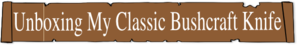 Woodmans Bushcraft Scroll Clip Art