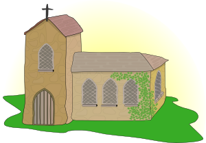 Country Church Clip Art