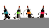 Dancing Wine Bottle Clipart Image